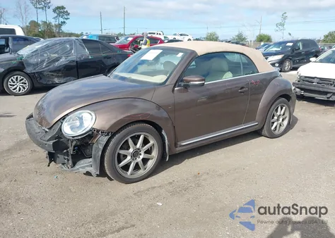 2013 Volkswagen Beetle 2.5L из США, поврежденный, VIN 3VW5P7AT6DM831442